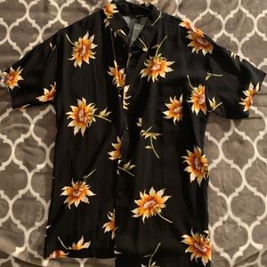 Flower Button Down